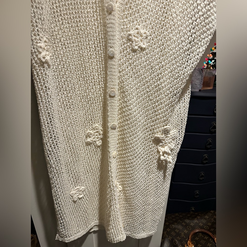 NWOT Free People Traveling Easy Kaftan in Ivory $128MSRP - Picture 10 of 12